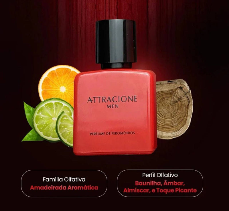 Attracione Men (Perfume Masculino Com Feromônios Ativados)